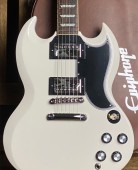 Epiphone Inspired by Gibson Les Paul 61 Sg Standard Aged Classic White